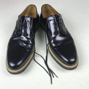 COMMON PROJECTS Black Shine Derby Shoes Size 11